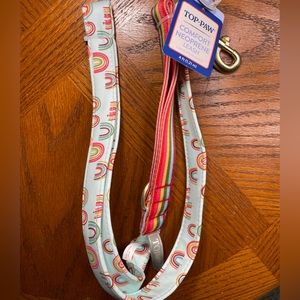 Matching Rainbow Dog Leash and Collar
